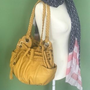 Michael Kors all leather shoulder bag